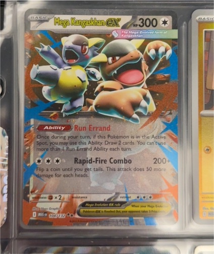 2015 Pokemon Mega Kangaskhan ex 104/132 — front