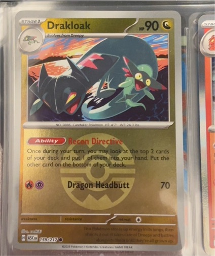 2026 Pokémon Ascended Heroes #159 Drakloak — front