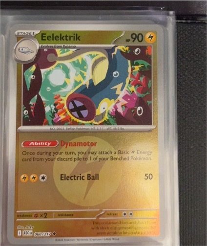 2023 Pokémon S&V Black Bolt #060 Eelektrik — front