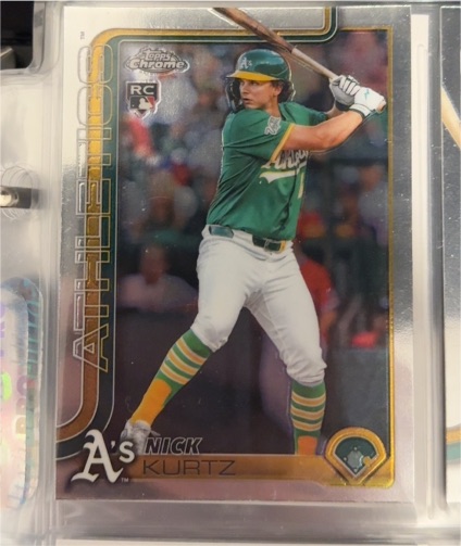 2025 Topps Chrome Update Series #USC178 Nick Kurtz — front