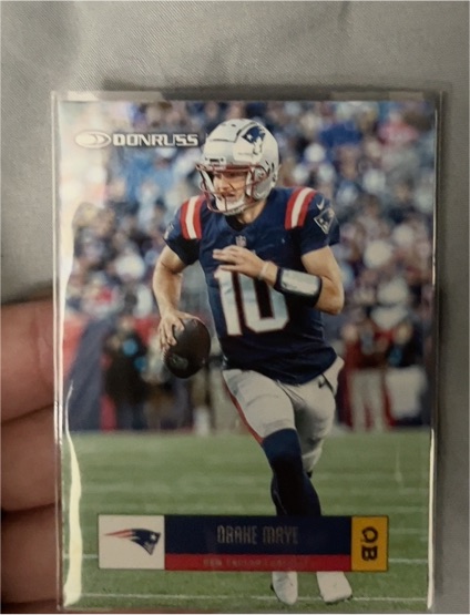 2025 Panini Donruss #R05-DKM Drake Maye — front