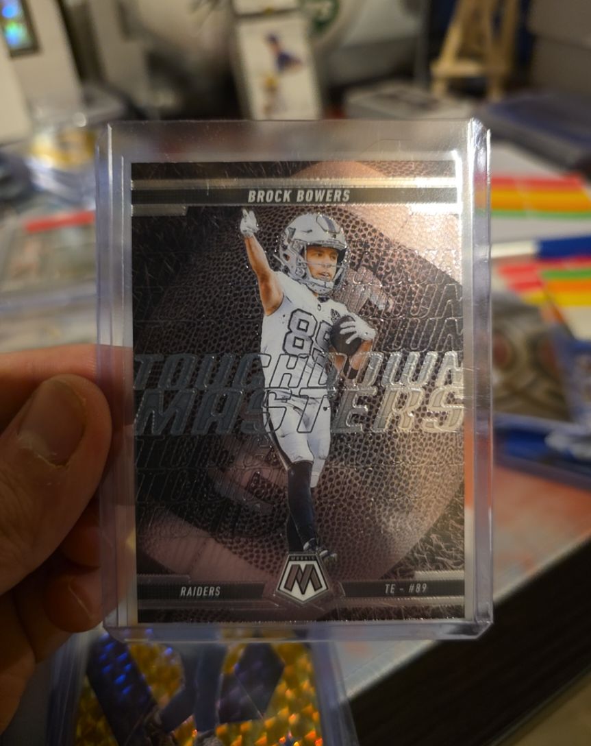 2025 Panini Mosaic Touchdown Masters #2 Brock Bowers — front