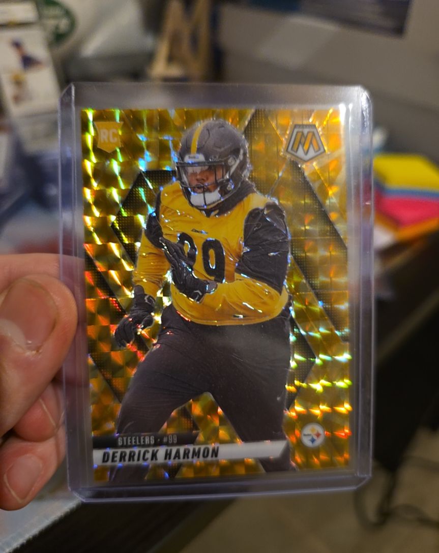 2025 Panini Mosaic #327 Derrick Harmon — front