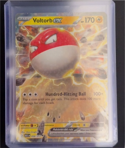 2023 Pokemon TCG Ascended Heroes #058 Voltorb ex — front