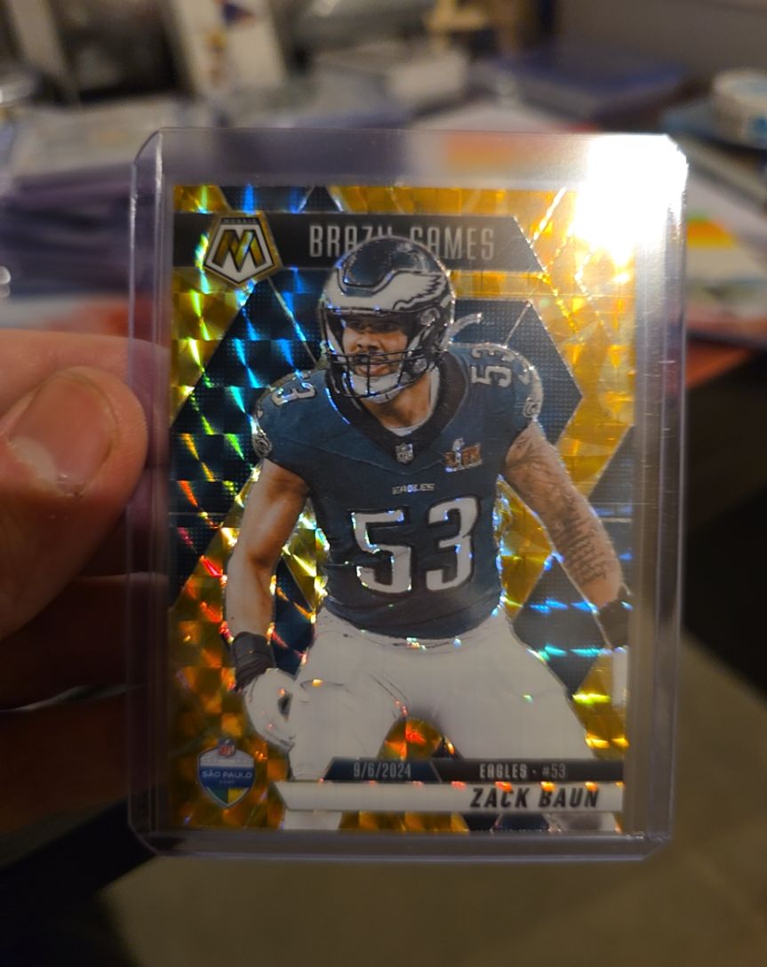 2025 Panini Mosaic #268 Zack Baun Mosaic Prizm Brazil Games — front