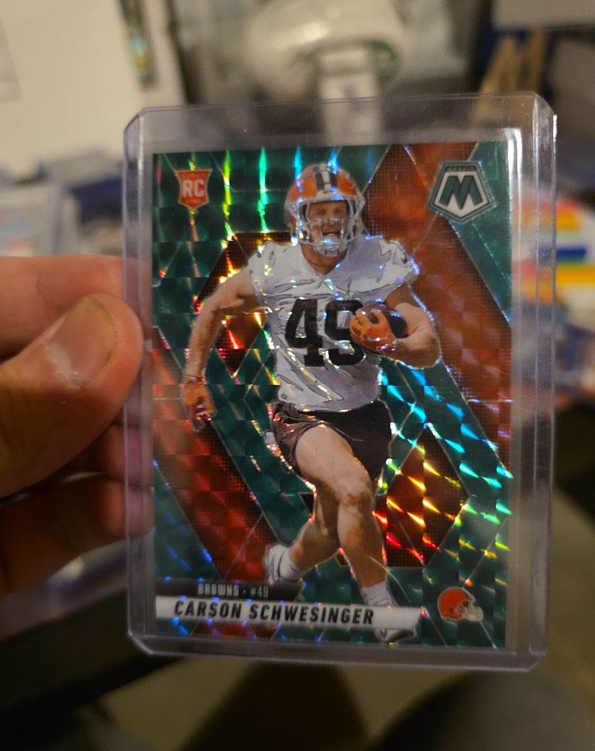 2025 Panini Mosaic #49 Carson Schwesinger — front