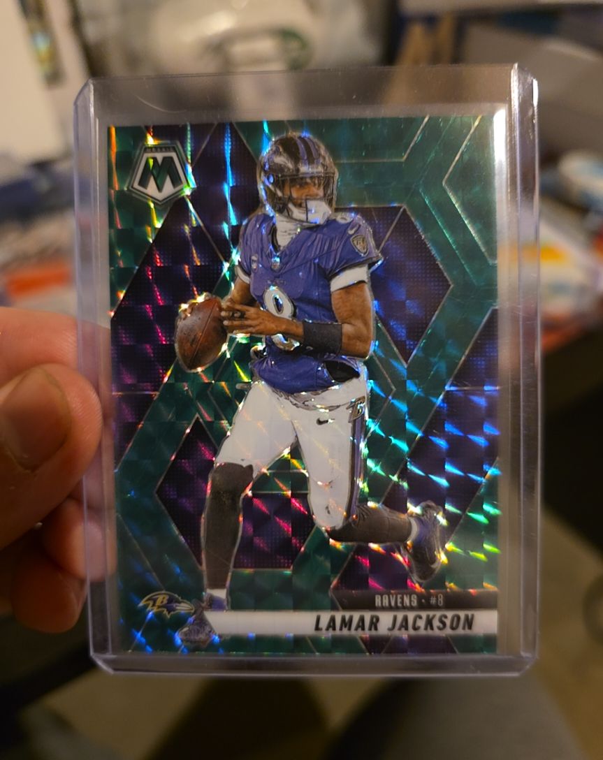 2025 Panini Mosaic #3 Lamar Jackson — front