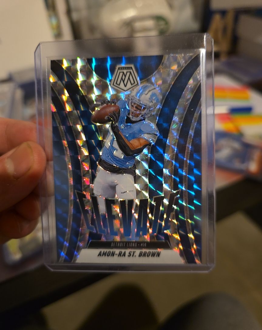 2025 Panini Mosaic #15 Amon-Ra St. Brown — front