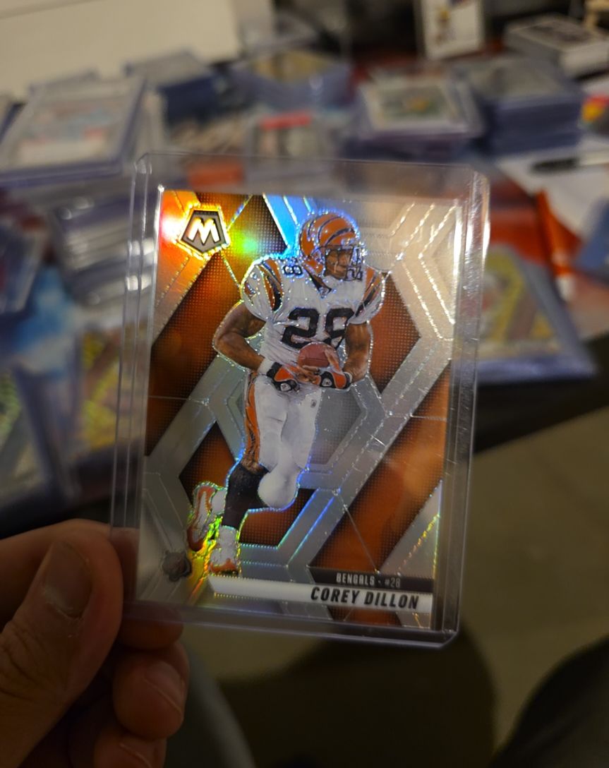 2020 Panini Mosaic #28 Corey Dillon — front