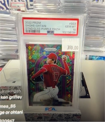 2022 Panini Prizm #SG3 Shohei Ohtani — front