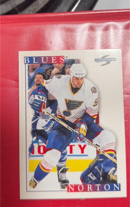 1995-96 Score #178 Jeff Norton — front