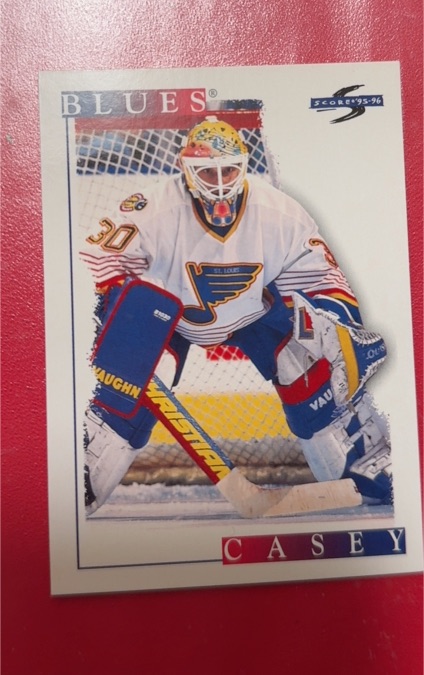 1995-96 Score #290 Jon Casey — front