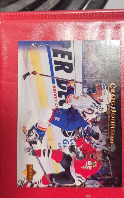 1995-96 Upper Deck #308 Craig Johnson — front