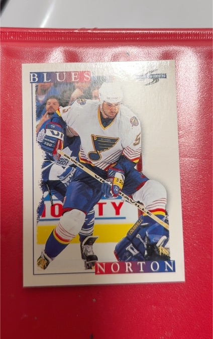 1995-96 Score #26 Jeff Norton — front