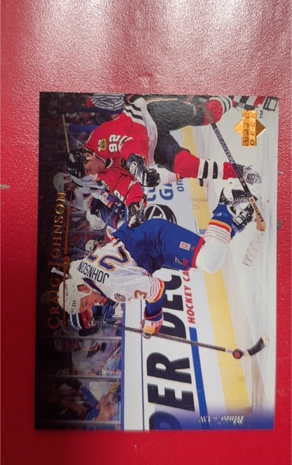 1995-96 Upper Deck #308 Craig Johnson — front