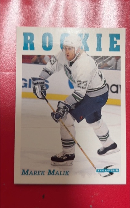 1995-96 Score #298 Marek Malik — front