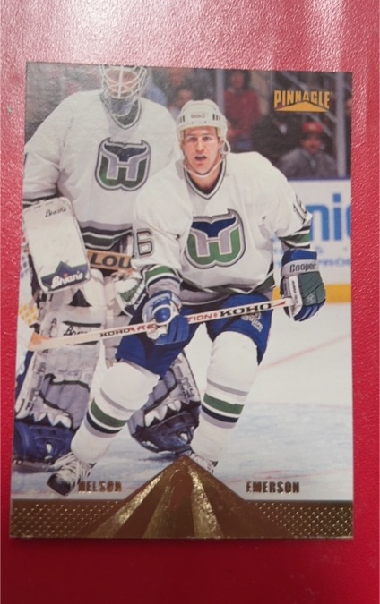 1996-97 Pinnacle #60 Nelson Emerson — front