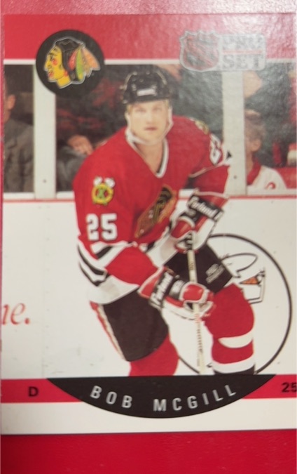 1990-91 Pro Set #55 Bob McGill — front