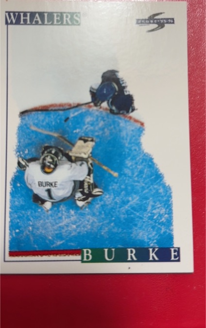 1995-96 Score #32 Sean Burke Hartford Whalers — front