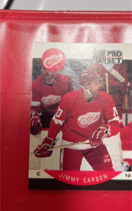 1990 Pro Set #10 Jimmy Carson — front