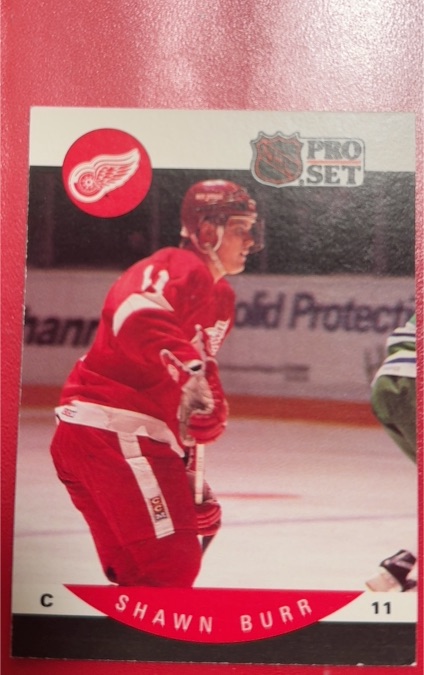 1990-91 Pro Set #66a Shawn Burr — front