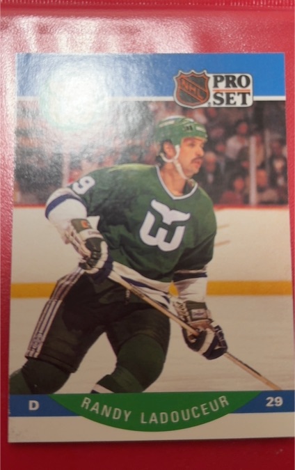 1990-91 Pro Set #108 Randy Ladouceur — front