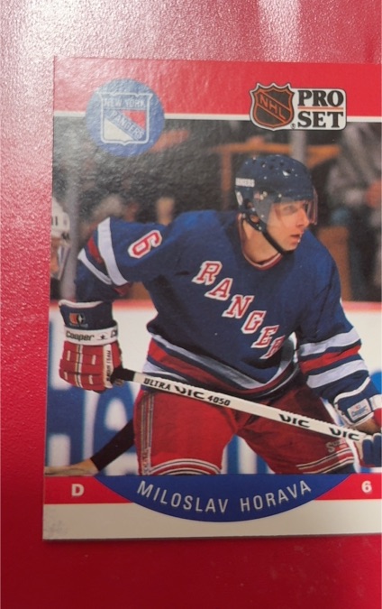 1990-91 Pro Set #198 Miloslav Horava — front