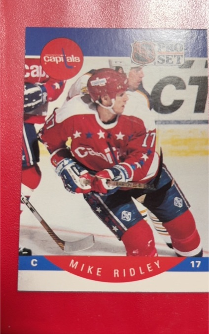 1990-91 Pro Set #320 Mike Ridley — front