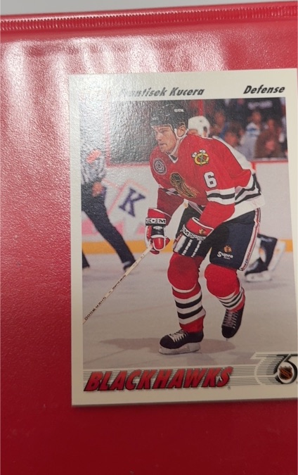 1991-92 Upper Deck #468 Frantisek Kucera — front