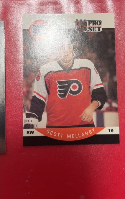 1990 Pro Set #220 Scott Mellanby — front