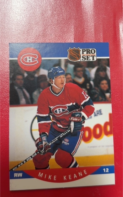 1990-91 Pro Set #151 Mike Keane — front