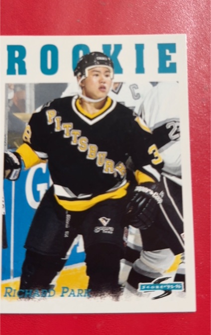 1995-96 Score #295 Richard Park — front