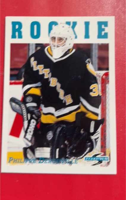 1995-96 Score #291 Philippe DeRouville — front