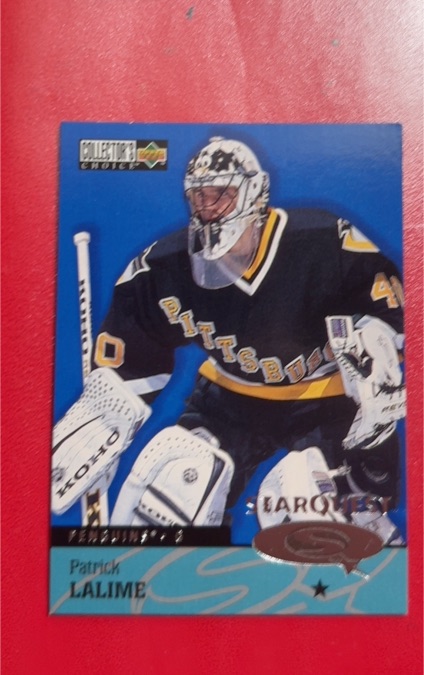 1997-98 Upper Deck Collector's Choice Starquest #SQ40 Patrick Lalime — front