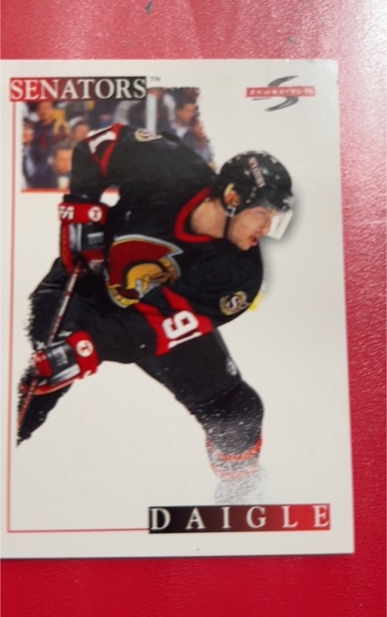 1995-96 Score #18 Alexandre Daigle — front