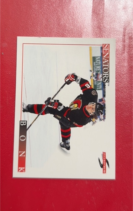 1995-96 Score #190 Radek Bonk — front