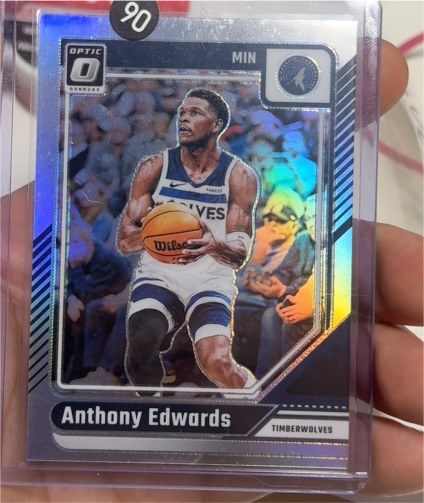 2024-25 Donruss Optic #31 Anthony Edwards — front