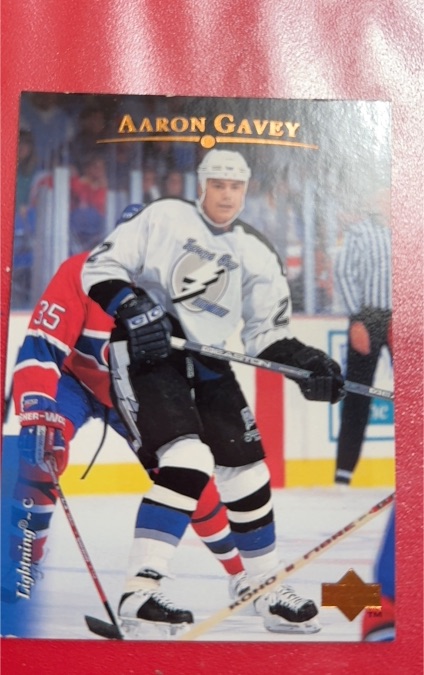 1994-95 Upper Deck #230 Aaron Gavey — front