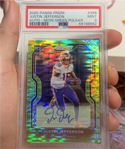 2020 Panini Prizm #398 Justin Jefferson — front