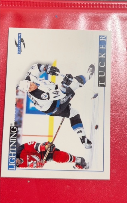 1995-96 Score #191 John Tucker — front