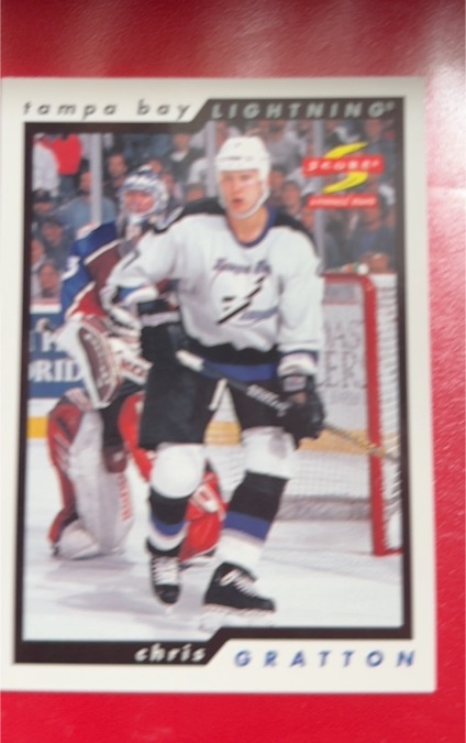 1996-97 Score #148 Chris Gratton — front