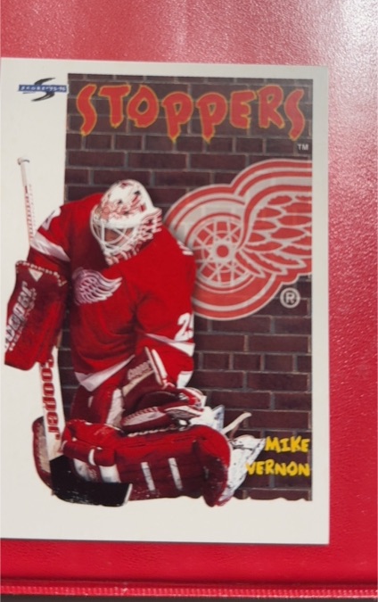 1995-96 Score #319 Mike Vernon — front