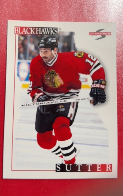 1995-96 Score #272 Brent Sutter — front