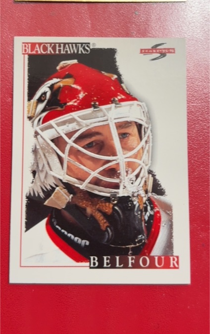 1995-96 Score #87 Ed Belfour — front