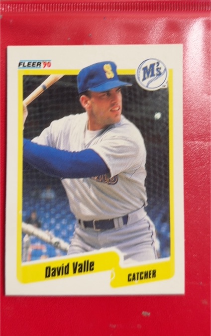 1990 Fleer #527 David Valle — front