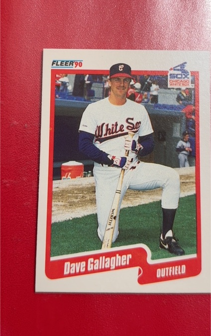 1990 Fleer #532 Dave Gallagher — front