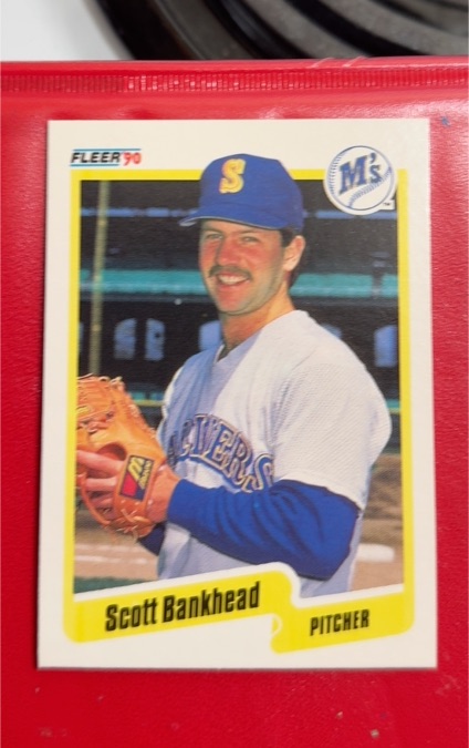 1990 Fleer #505 Scott Bankhead — front