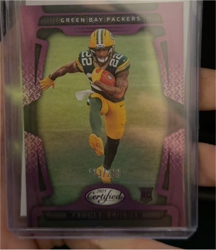 2025 Panini Certified #116 Matthew Golden — front