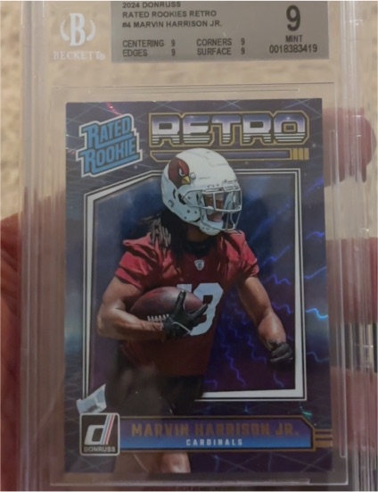 2024 Donruss Rated Rookie Retro #4 Marvin Harrison Jr. — front