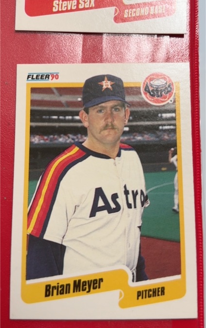 1990 Fleer #232 Brian Meyer — front